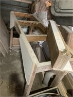 Homemade Miter Saw Stand on Castors