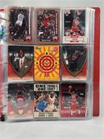 BINDER FULL OF VINTAGE & MODERN JORDAN CARDS