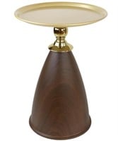 Julenshion Small Round End Table Wood