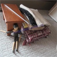 PLAC MATS, BLANKET, MOBILE BOY, SMALL WOOD STEP