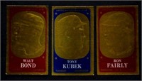 (3) 1965 Topps Gold Embossed Cards: #s 2, 50, 71