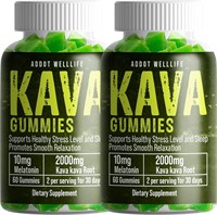 7 Bottle Sleep Better Kava & Melatonin Gummies