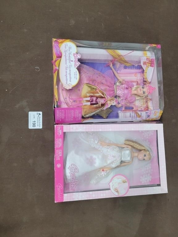 2 Vintage Barbies new in the box