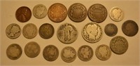 Lot of 20 Various Silver and Collector Coins