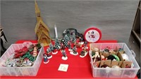 11 - MIXED LOT OF CHRISTMAS DECORATIONS (T10)