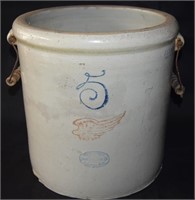 Antique Red Wing Stoneware 5 Gal 1915 Crock
