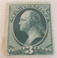 1870 - 1871 3 Cent Washington US Postage Stamp