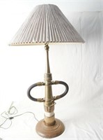 Fire Nozzle Lamp with wood stand