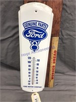 GENUINE FORD PARTS TIN THERMOMETER, 5 X 17"