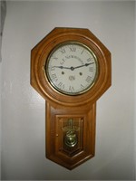 Regulator Clock w/Key, G.F. Newhouse