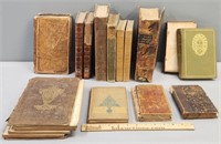 Antiquarian Books Lot Collection incl Leatherbound