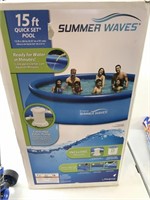 Summer Waves 15FT pool used