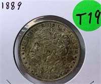 S - 1889 MORGAN SILVER DOLLAR (T19)