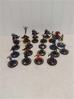 25 Misc Heroclix Figurines/cards not included