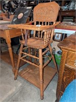 Antique Wooden high chair