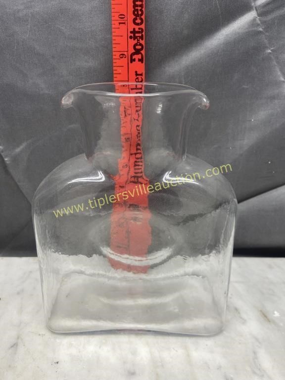 Clear Blenko pitcher