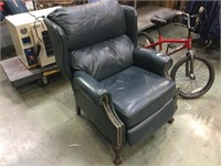 GREEN LEATHER THOMASVILLE 1999 RECLINER
