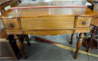 Antique writing desk, 40" x 19" x 33"H