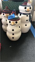 Set of 3 snowmen