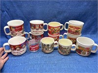 Flat: Vtg Campbell Soup mugs