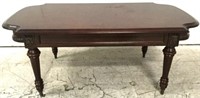 Vtg. Neoclassical Style Mahogany Coffee Table