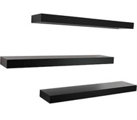 $23 Wood Floating Wall Shelves for Home set of 3