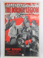 The Border Legion 1940 Linen Backed Poster