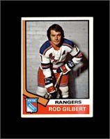 1974 Topps #201 Rod Gilbert EX to EX-MT+