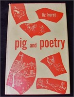 Pig and Poetry by Liz Hurst 1st Edition Signed by