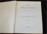 1873 Report of Columbia Hospital for Women 1st Ed