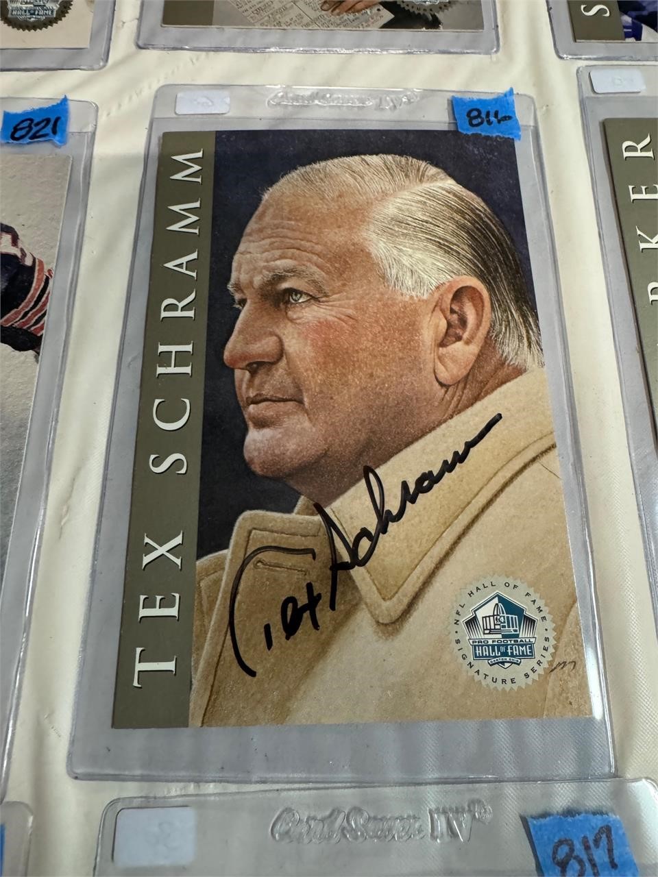 HOF Card-Tex Schramm