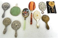 Lot of 10 Small Hand Mirrors