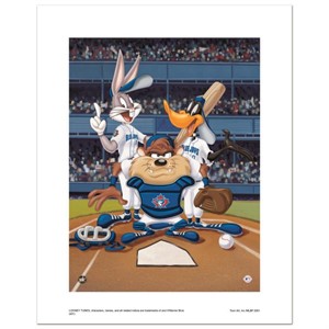 At the Plate (Blue Jays) Numbered Limited Edition