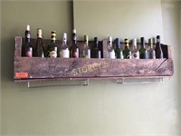 Barn Board & Bottle Display - 46"