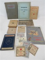 WINCHESTER LOT OF PAPER ITEMS: