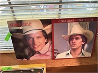 GEORGE STRAIT 2PC RECORDS LOT