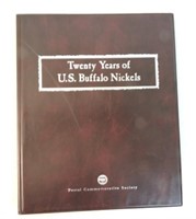 Twenty Years of US Buffalo nickels & stamp set