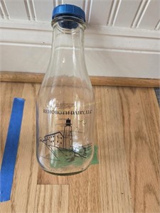 Rehoboth Lighthouse Milk Bottle Quart