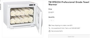 TW RTD23A Professional Grade Towel Warmer