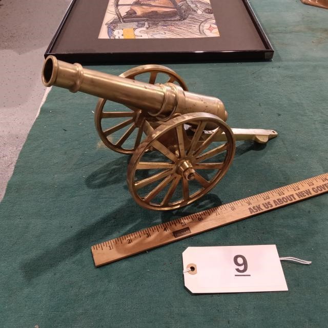 Brass Look Cannon