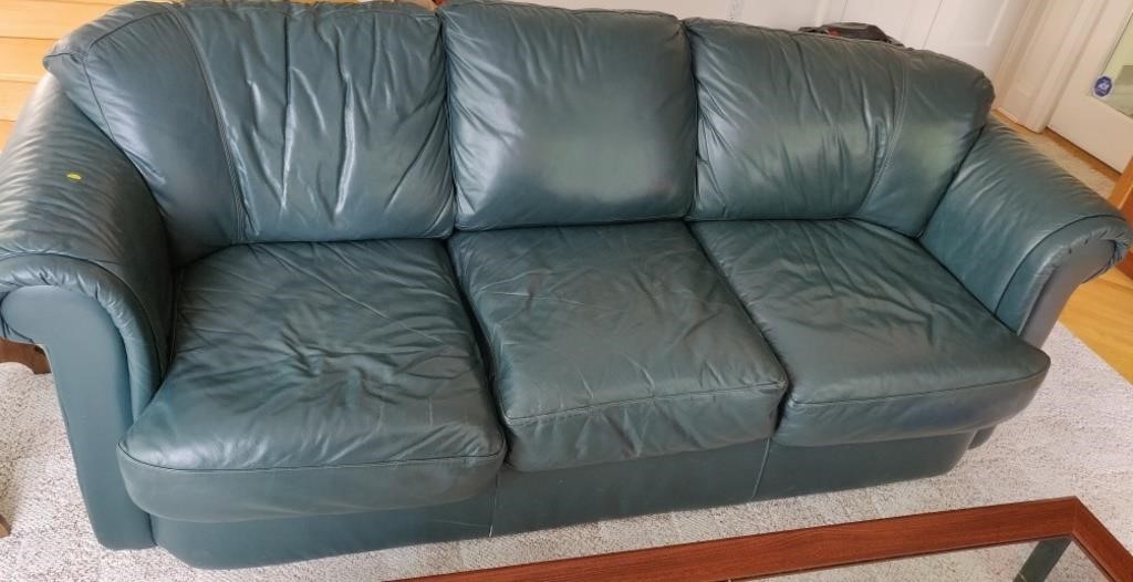 Older Green Couch