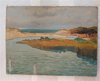 Watercolor on Board by Douglas D. Ellington 1923