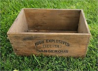 Wooden Explosives Box