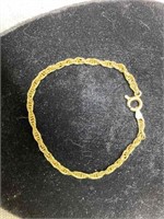 HCT 925 7in Rope Bracelet
