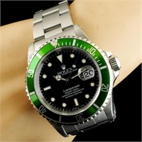 40MM Stainless Steel Rolex Submariner Watch