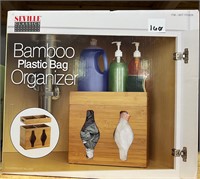Bamboo Plastic Bag Organizer