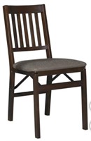 Stakmore (2 Pack) Wood Folding Chair (In Box)