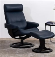 Nordic H - 2 PC Leather Recliner (In Box)