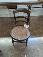 Cane Seat Side Stenciled Chair