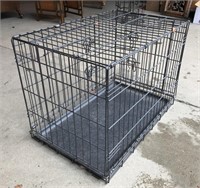 Metal Animal Cage with Removable Plastic Tray